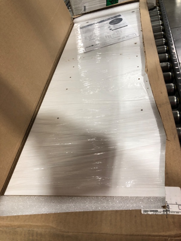 Photo 1 of Crea Counter Height Craft Table with Storage White - South Shore