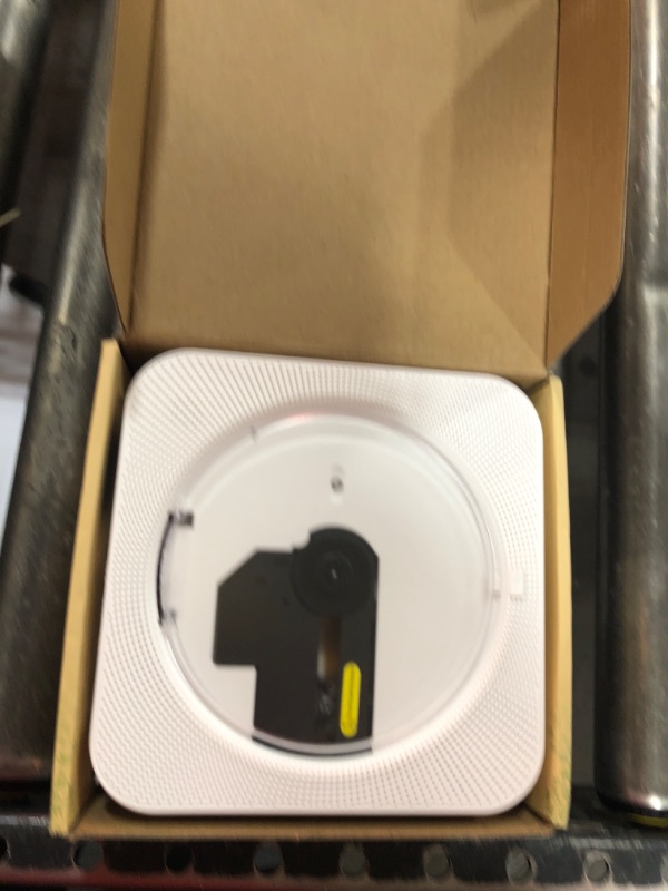 Photo 1 of MICOCIOUS Bluetooth Portable Home CD Music Player with Remote Control, Timer, Built-in Speakers and LED Display - FM Radio Boombox (White)