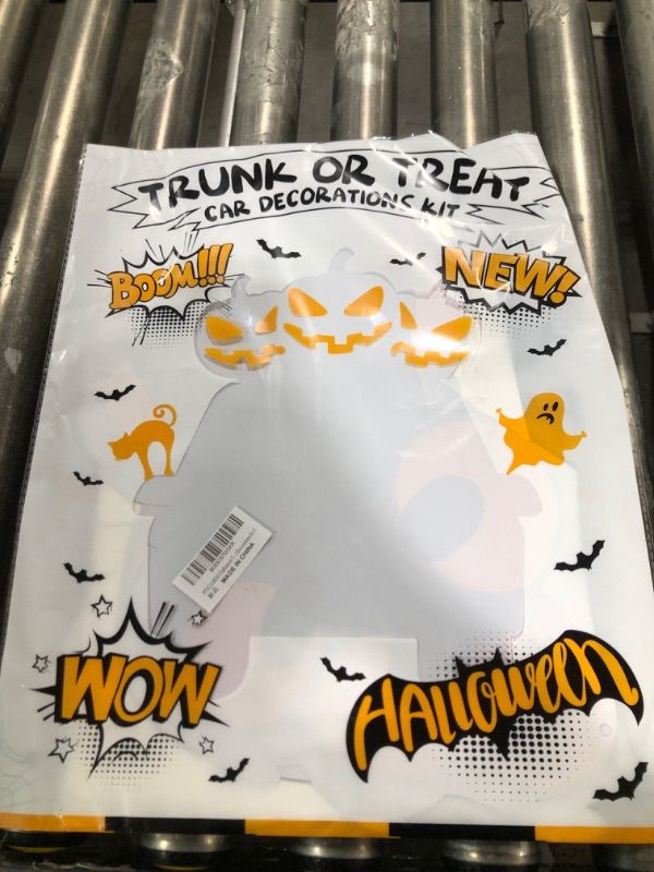 PINGAMOO Trunk or Treat Car Decorations Kit, Halloween Bull Horn ...