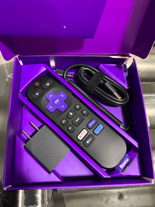 Photo 1 of Roku Streaming Stick 4K Portable Roku Streaming Device 4K/HDR/Dolby Vision