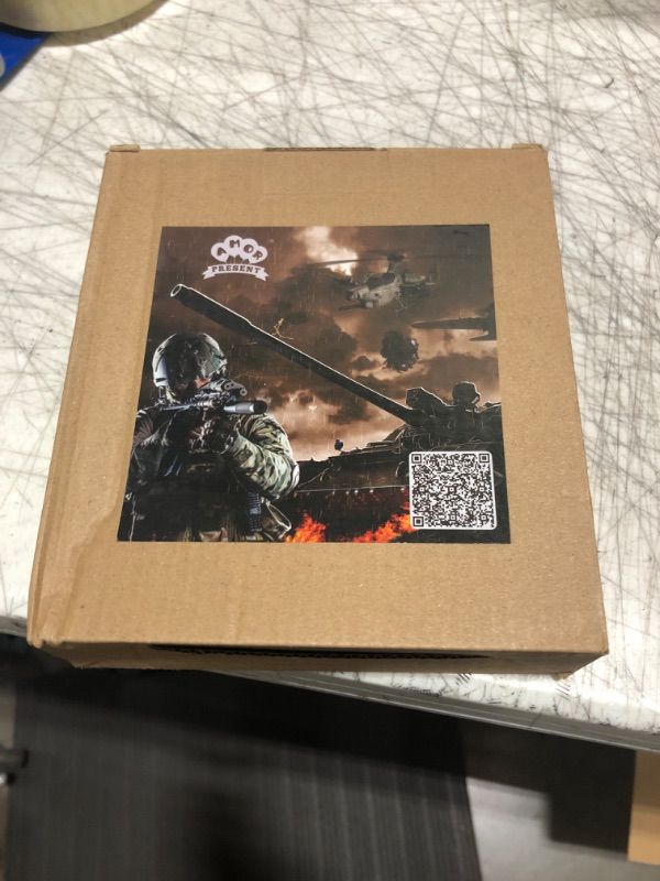 View 2 of AMOR PRESENT 6PCS Army Men Soldiers, Army Men Action Figure with Weapons Military Soldier Playset Army Toy Set for Kids Boys Birthday Gift Black