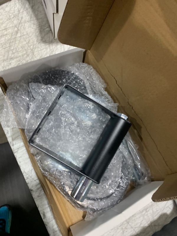 Photo 1 of Ronlap Gate Wheels for Wooden Gate, Gate Caster Wheel Spring Loaded for Metal Tube Swing Gate Fence Gate Wheel for Gates Heavy Duty Outdoor Farm Vinyl Gate Rollers, 250 Lbs, 5 Inches, 2 Pack, Black