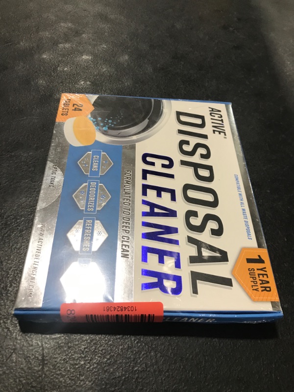 Photo 2 of ACTIVE Garbage Disposal Cleaner Deodorizer Tablets 24 Pack - Fresh Citrus Foaming Scrub Sink and Disposer Freshener, Natural Kitchen Drain Cleaning Tablet - 1 Year Supply