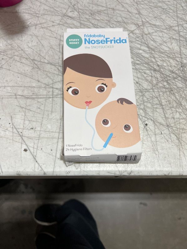 Photo 2 of Frida Baby NoseFrida SnotSucker Nasal Aspirator for Baby, Baby Nose Sucker with 24 Extra Hygiene Filters