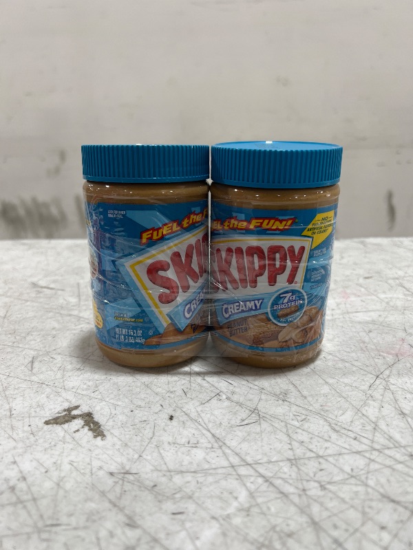 Photo 2 of 2 Pack SKIPPY Peanut Butter, Creamy, 16.3 Ounce