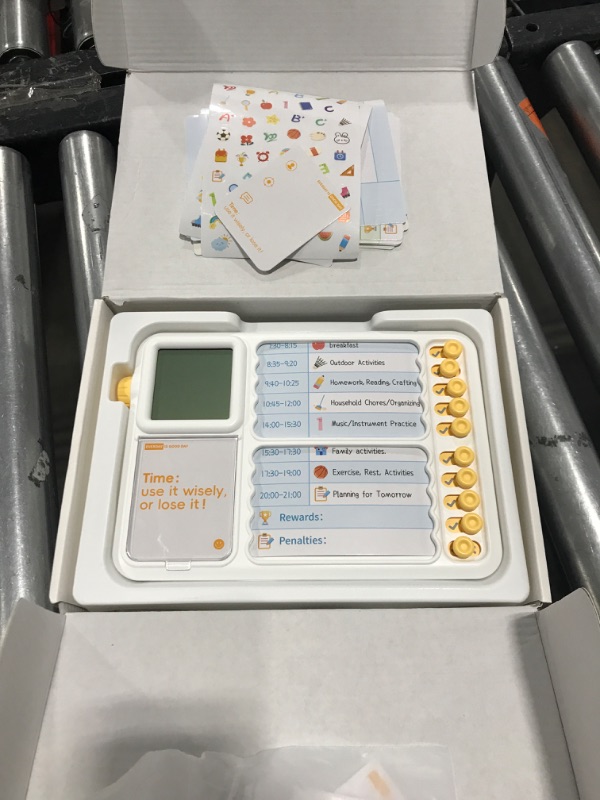 Photo 1 of Task Timer, Planning Board with Visual Timer for Kids, Daily Chore Board-Checklist [Intuitive Assistive Tech] for ADHD, Autism Increase Self-Regulation, Silence Timer for Classroom Home