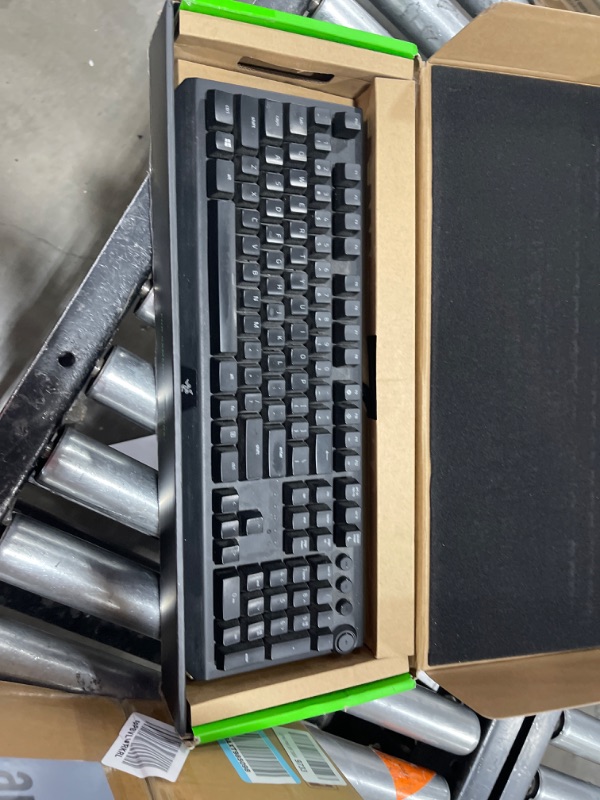 Photo 2 of Razer BlackWidow Elite Mechanical Gaming Keyboard: Yellow Mechanical Switches - Linear and Silent - Chroma RGB Lighting - Magnetic Wrist Rest - Dedicated Media Keys and Dial - USB Passthrough