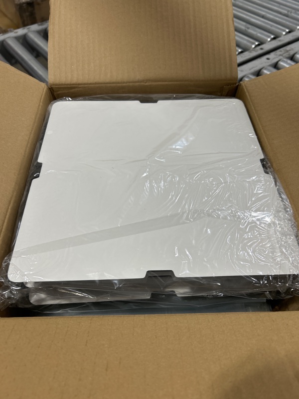 Photo 2 of 10x10x12Inch Clear Cake Box 8Pcs Tall Cake Box Clear Cake Boxes Treat Boxes Cake Transport Container Tall Cake Carrier Cake Carriers for Transport Clear Gift Box Display Case cajas para pasteles Black