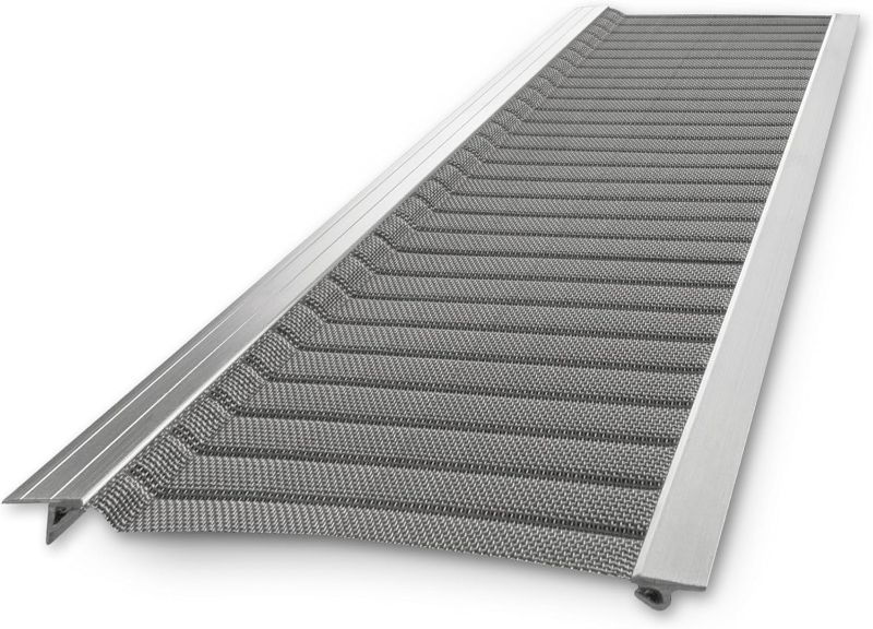 Photo 1 of Raptor Gutter Guard – 48 FT. (Nominal) Contractor Grade Stainless Steel Micro-Mesh Gutter Guard Kit with Screws Included. Fits 5 in. Gutters and Smaller. DIY-Friendly. (5.625 in. x 47.625 in.)
