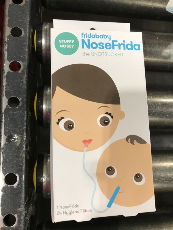 Photo 2 of Frida Baby NoseFrida SnotSucker Nasal Aspirator for Baby, Baby Nose Sucker with 24 Extra Hygiene Filters