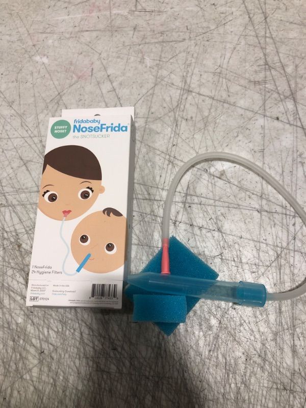 Photo 2 of Frida Baby NoseFrida SnotSucker Nasal Aspirator for Baby, Baby Nose Sucker with 24 Extra Hygiene Filters