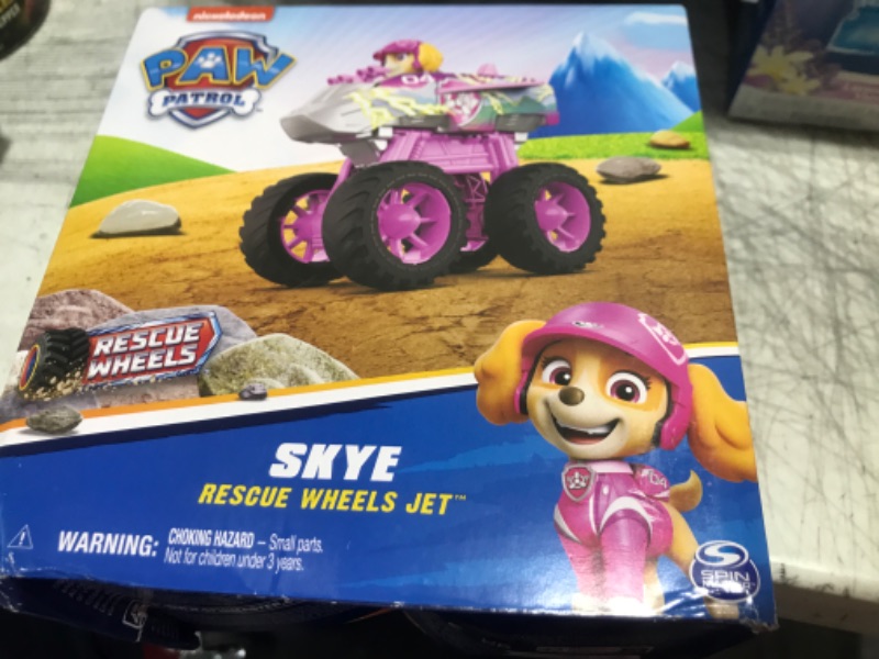 Photo 2 of Paw Patrol: Rescue Wheels Skye’s Jet, Toy Truck with Transformation into Jet-Mode and Collectible Action Figure, Kids Toys for Boys & Girls Ages 3+