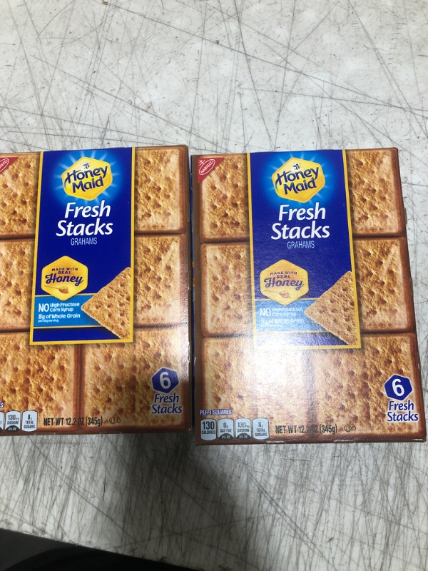 Photo 2 of 2--Honey Maid Fresh Stacks Graham Crackers, 12.2 oz (6 Stacks) 4.58 Pound (Pack of 1)