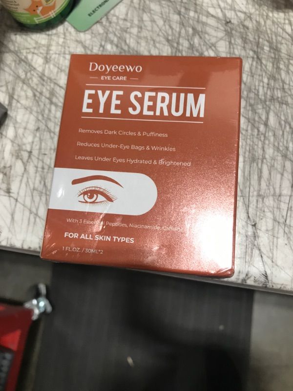 Photo 1 of Birthday Gifts for Women,Dark Circles Under Eye Treatment For Puffiness And Bags Under Eyes Wrinkles Dark Circles,Eye Care,Skin Care,Caffeine Eye Serum,Eye Bag Remover Puffy Eyes Treatment Products
Exp 04/2027