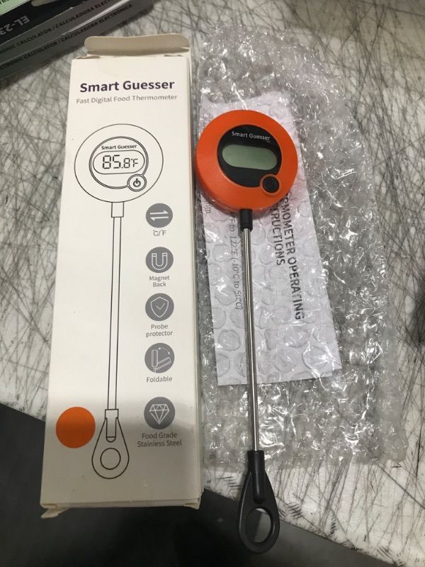 Mtsooning Gray Instant Read Thermometer for Kitchen Cooking Food