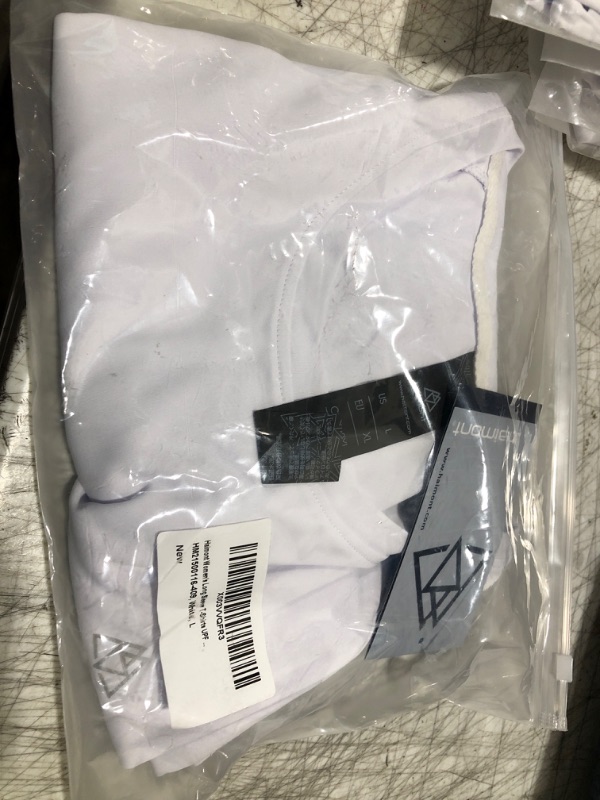 Photo 1 of Haimont Sun Shirt Women Long Sleeve UV Protection Shirts UPF 50+ SPF Tops Outdoor Hiking Running Athletic Clothing, White, L