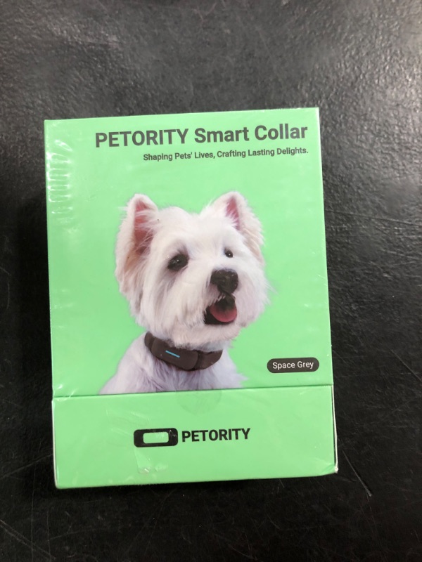 Photo 2 of PETORITY GPS Tracker for Dogs - Wireless Pet Smart Collar with Health Monitor, Waterproof, Escape Alert with Dog Fence, No SIM Card and Monthly Fees.(M-Space Grey,12.6”~18.9”)