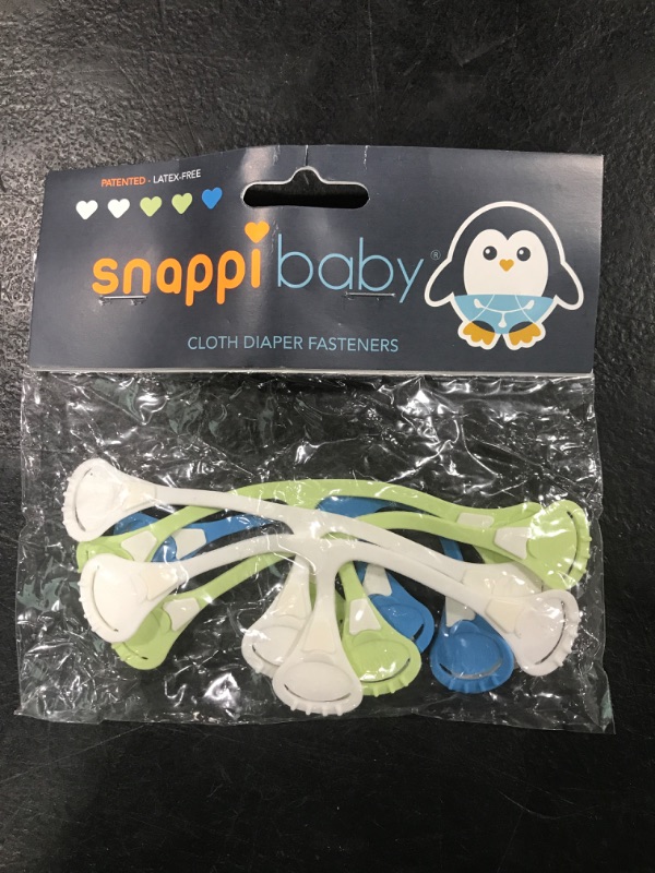 Photo 2 of Snappi Cloth Diaper Fasteners replaces Pins Use with Prefolds and Flats 5 Pack