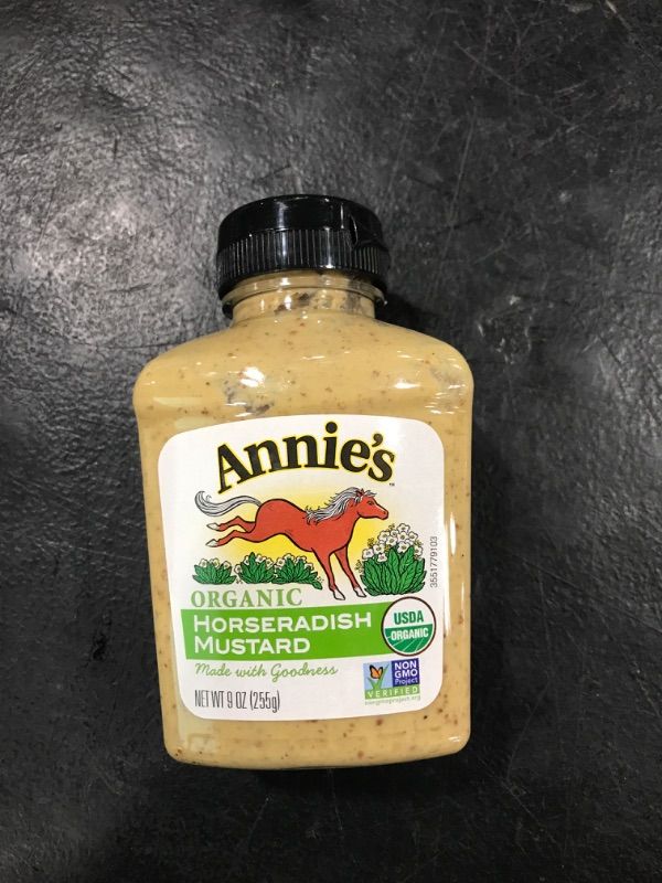 Photo 1 of Annie's Naturals Organic Horseradish Mustard 