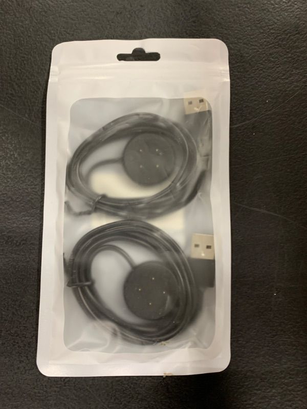 Photo 2 of Mixblu Charger Cable Replacement for Google Pixel Watch 2 & Fitbit Versa 4/Versa 3/Sense 2/Sense(2 Pack/3.3Ft)