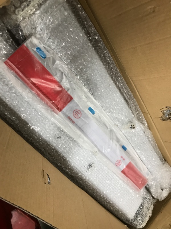 Photo 1 of GaeaAuto Chrome Straight Spring Loaded Mud Flap Hanger Set 2.5" Bolt Spacing 30" Length with Aluminum Reflective Tapes fit for Semi Trucks, 2 pcs