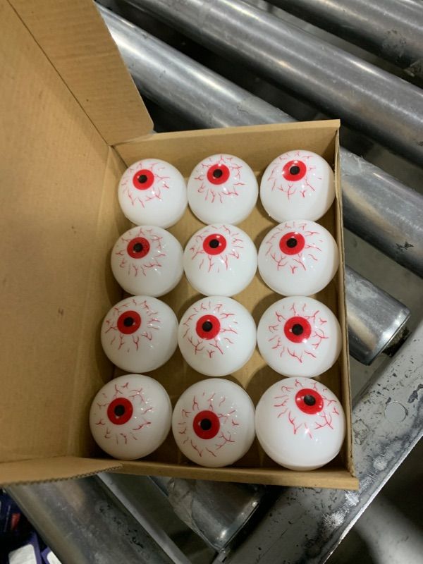 Photo 2 of Anditoy 12 Pack Halloween Eyeball Lights LED Tealights for Indoor Halloween Decorations Home Halloween Decor