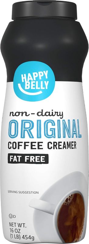 Photo 1 of 2 pack -Amazon Brand - Happy Belly Powdered Non-dairy French Vanilla Coffee Creamer 