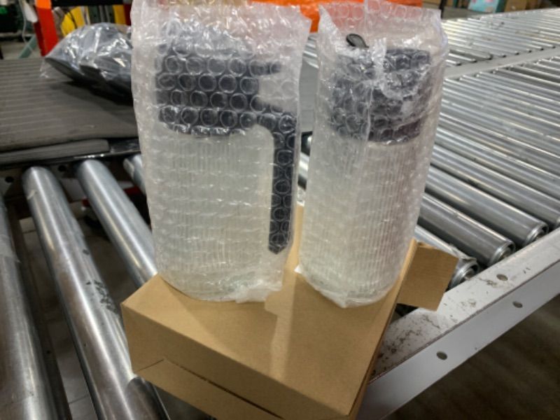 Photo 1 of FEIOOD 2Pcs 16oz Ribbed Oil Dispenser Oil Sprayer for Kitchen Cooking, 2 in 1 Olive Oil Dispenser Bottle Spray and Pour Glass Oil Spritzer Pourer Refillable