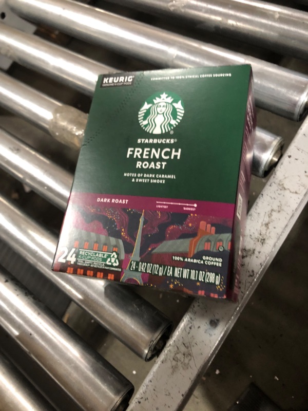 Photo 2 of Starbucks 011067985 French Roast K-Cups, 24/Box (9737) French Roast 10.08 Ounce (Pack of 1)