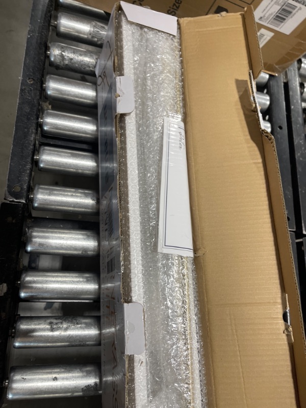 Photo 1 of Peter's Goods Modern Rustic Floating Wall Shelves with Rails - Wall Mounted Wood Shelf for Bathroom, Kitchen, Office & Bedroom - Shelving for Organization, Decor & Storage - Set of 2