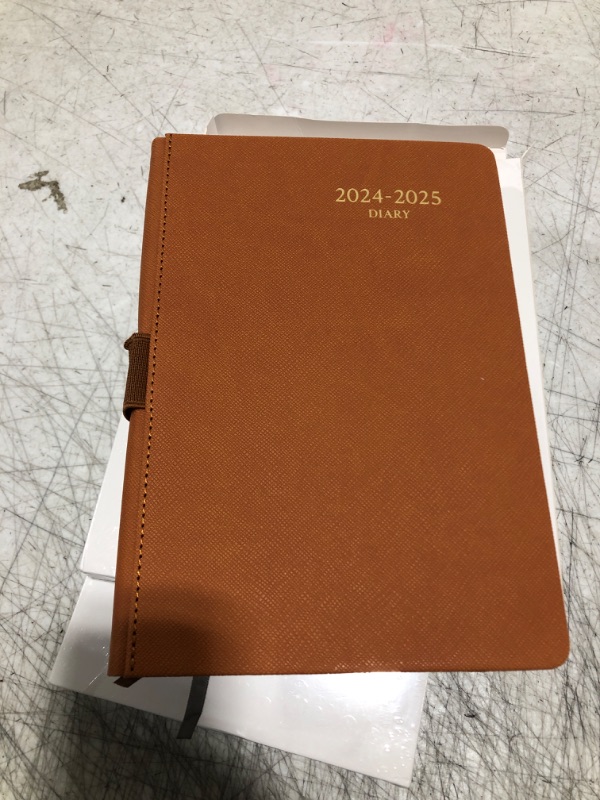 Photo 2 of 2024-2025 Appointment Book & Planner - Daily Hourly Planner from Jul 2024 - Jun 2025, 5.75" X 8.25", 60-Minute Interval, Faux Soft Leather Cover