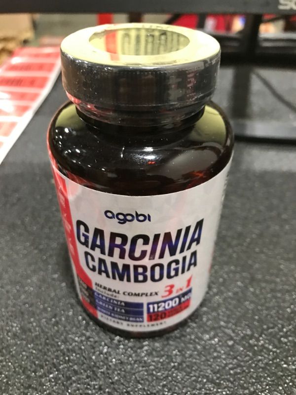 Photo 1 of agobi 3in1 Garcinia Cambogia Extract Capsules - 11200mg Herbal Supplement for Body Health & Immune Support - Blended with Organic Green Tea & White Kidney Bean - 120 Vegan Capsules - 2 Month Supply