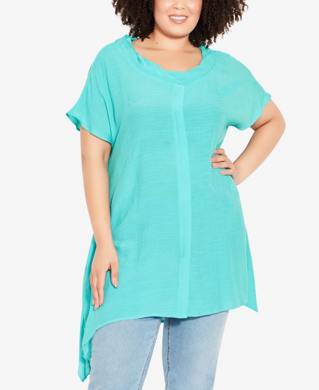 Photo 1 of TUNIC LARA TWIST - Turquoise - 22-24