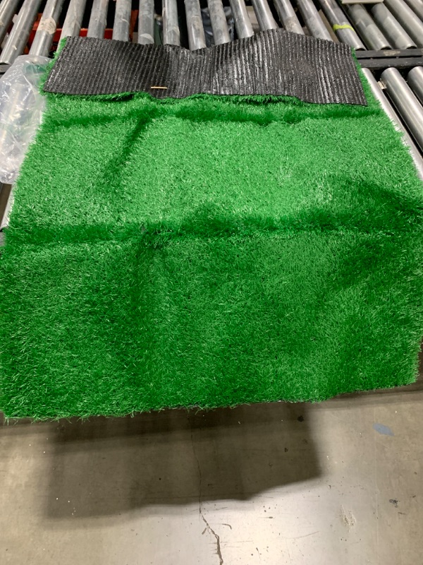 Photo 2 of SSRIVER Dog Grass Pad,51.1x31.8In Fake Grass for Dogs,Artificial Grass Pee Pad for Puppies Potty Training Indoor Outdoor