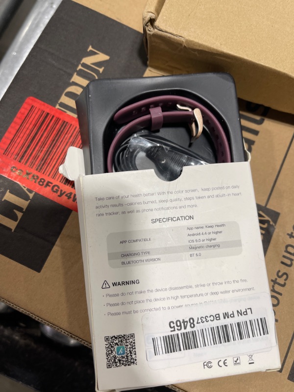 Fitness Tracker, Step Tracker with Heart Rate, Smart Watch Step Counter