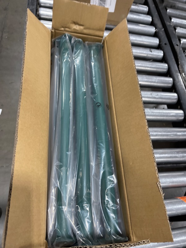 Photo 1 of EISENSP Extra Long 21.5" Steel Monkey Bars for Backyard - Ladder Rungs Hardware Kit - Hexagonal at Both Ends (Set of 6) (Green)