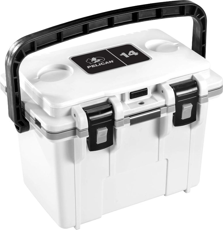 Photo 1 of Pelican 8 Quart Personal Lunch Box Cooler (black/white)