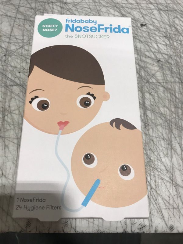 Photo 2 of Frida Baby NoseFrida SnotSucker Nasal Aspirator for Baby, Baby Nose Sucker with 24 Extra Hygiene Filters