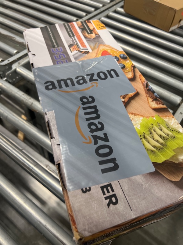 Photo 1 of Mecity 4 Slice Toaster, Long Slot Toaster With Countdown Timer, Bagel/Defrost/Reheat/Cancel Functions,Warming Rack, Removable Tray, 6 Browning Settings, Extra Wide Slots, Stainless Steel, 1300W