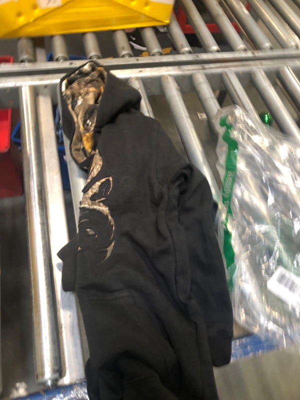 Photo 1 of Legendary Whitetails Kids Camo Outfitter Hoodie, Onyx, Small