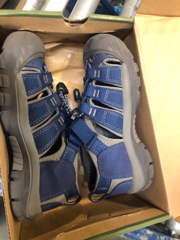 Photo 2 of KEEN Newport H2 Closed Toe Water Sandals, Blue Depths/Gargoyle, 13 US Unisex Little Kid