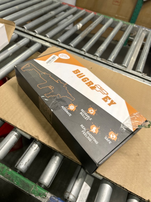 Photo 1 of Bugrtey Soft Bullet Two Modes Toy Gun Blaster, Realistic with Shell Ejecting Design&Sight&Infrared Scope, Cheap with 3 Clips & 80 Foam Bullets, Gifts for Boys Girls Adults Age 8+