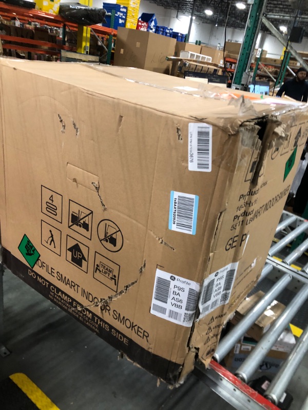 Photo 1 of GE Profile™ Smart Indoor Pellet Smoker, with Active Smoke Filtration, 5 Smoke Control Settings, WiFi Connected, Electric, Countertop BBQ Appliance, Black