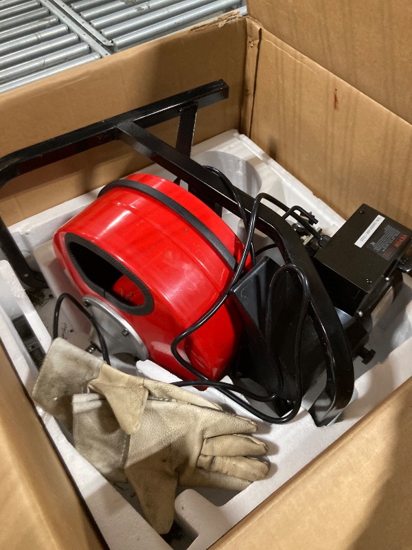 Photo 1 of VEVOR 50FTx1/2Inch Drain Cleaner Machine, Sewer Snake Electric Drain Auger Cleaner with 4 Cutter & Foot Switch for 2" to 4" Pipes