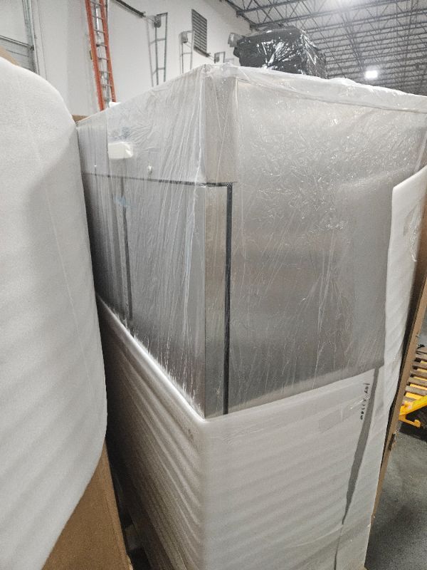 Photo 1 of ***TEMPERATURE ISSUES***PARTSW ONLY***FreezLabs Commercial Refrigerators 2 Door Restaurant Refrigerator with 8 Adjustable 54" W Stainless SteelShelves 49 Cu.ft, Temp Control 33?~41? for Restaurant Kitchen Bar Garage, ETL and DOE Approved**very large item*