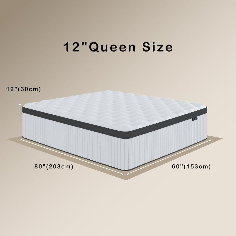 Photo 1 of 
Queen Mattress, 12 Inch