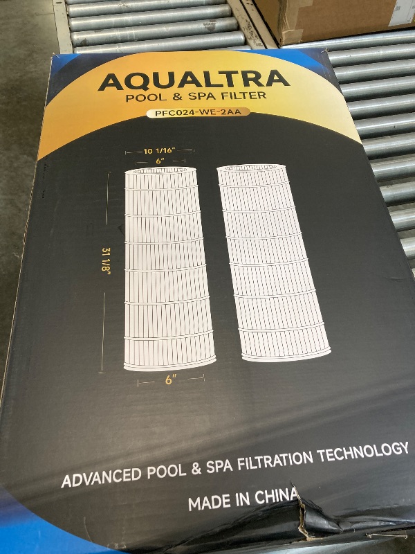 Photo 3 of  *** SIMILAR *** AQUALTRA Spa Filter Replaces PRB50-IN, C-4950, FC-2390, Jacuzzi J200/J210/J220/J235/J245/J275, Guardian 413-212-02, 373045, 13 5/16" x 5" Drop in Hot Tub Filter 2 Pack (White)