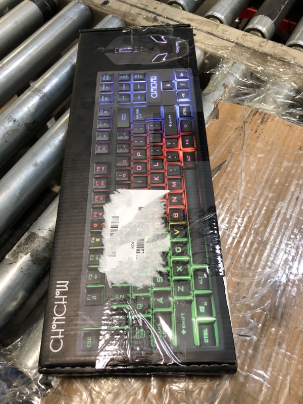 Photo 1 of Gaming Wireless TKL Keyboard Mouse Combo Rechargeable LED Backlit Tenkeyless Compact 87 Keys 6 Button for Computer Laptop PS4 PS5 Switch Compatible with Windows XP/7/8/10 iMac MacBook Xbox one X