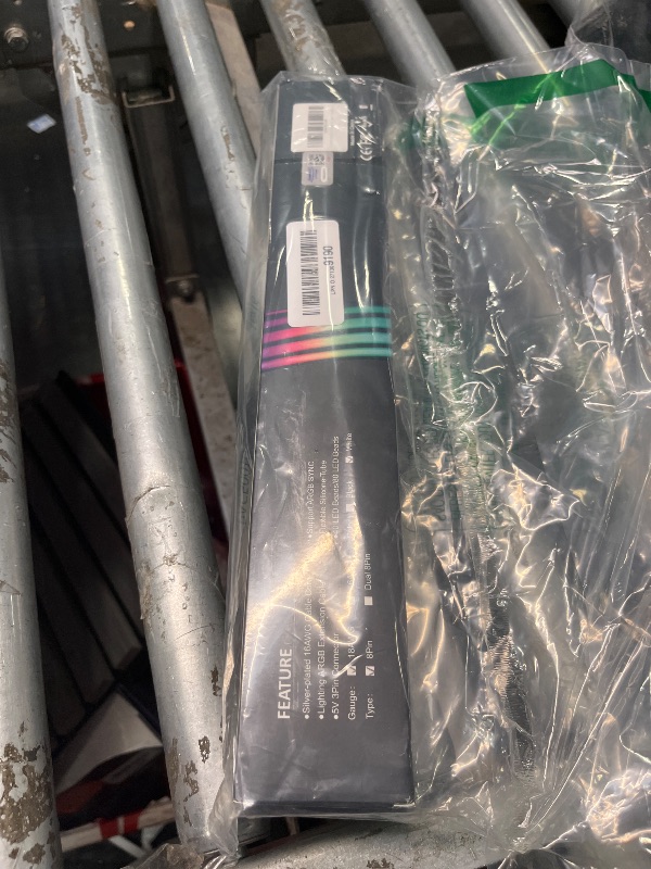 Photo 1 of Sirlyr 8 Pin RGB GPU Cable,RGB PSU Cables Extension - Addressable 5V3Pin ARGB PC Case Decor for RTX 3060 4060 4070 Radeon RX 6600 580 Graphics Card Power Supply White