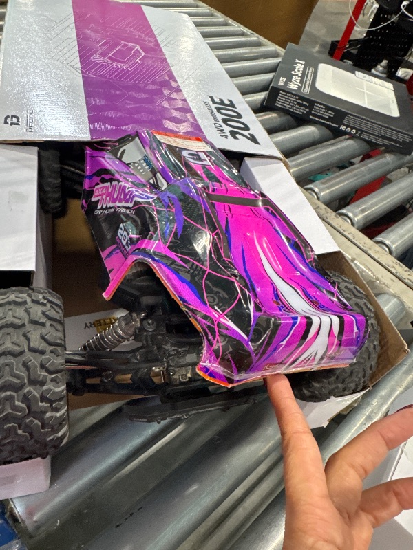 Photo 1 of DEERC 200E 1:10 Large 3S Brushless High Speed RC Cars for Adults, 4X4 Fast RC Trucks W/Extra Shell LED Headlight, 60 KM/H, All Terrain Remote Control Car, Offroad Monster Truck for Boys,2 Battery